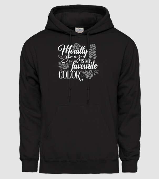 Moraly Gray is my favorite color model negru pe tricou