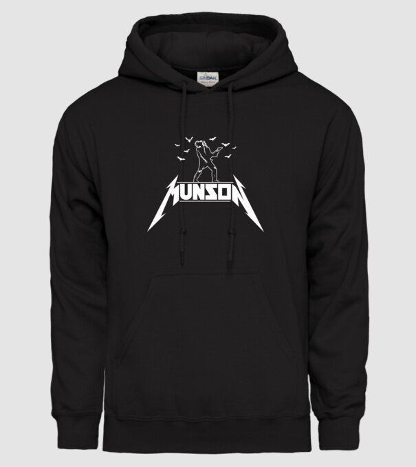 munson parody stranger things model negru pe tricou