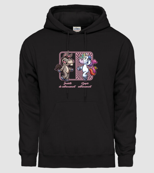 inainte de antrenament model negru pe tricou