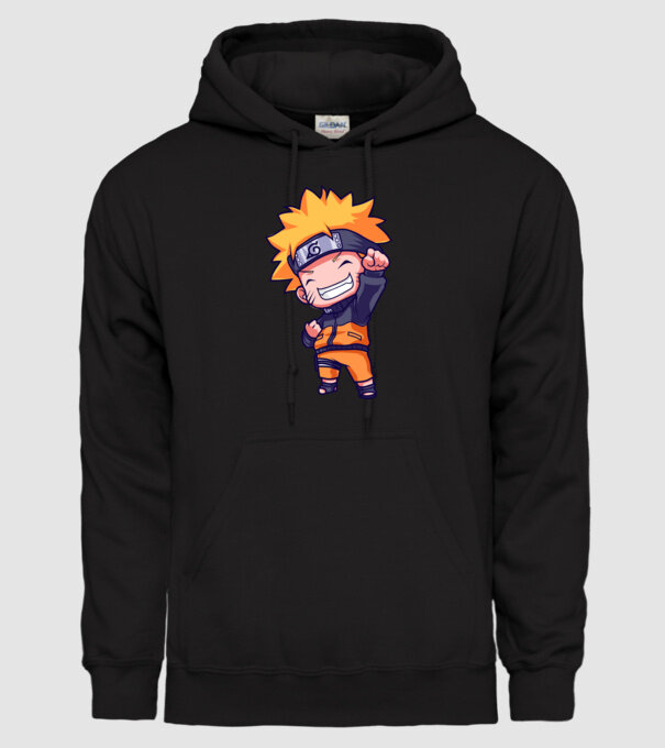 NARUTO model negru pe tricou