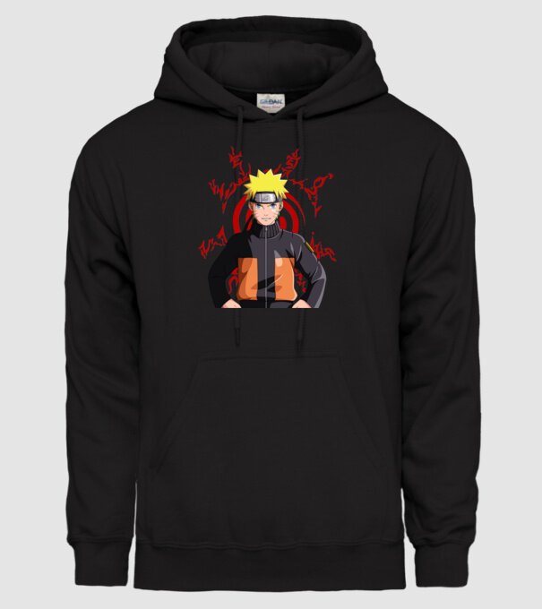 NARUTO model negru pe tricou