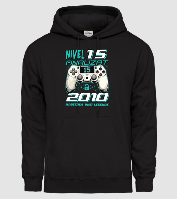 Nivel finalizat 15 2010 model negru pe tricou