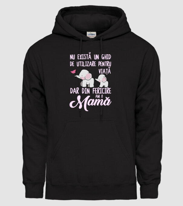 Nu există un ghid de utilizare pentru viață, dar din fericire am o mamă model negru pe tricou