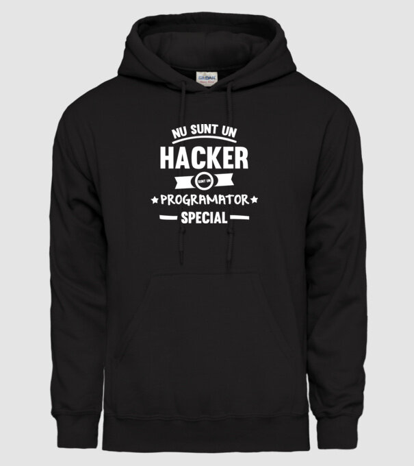 Nu sunt un hacker, sunt un programator special model negru pe tricou