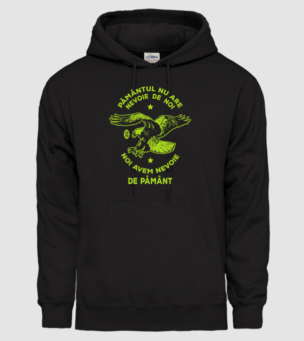 pământul nu are nevoie de noi, noi avem nevoie de Pământ - Ziua Pământului model negru pe tricou