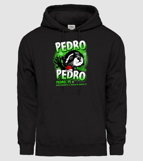 Pedro pedro christmas model negru pe tricou