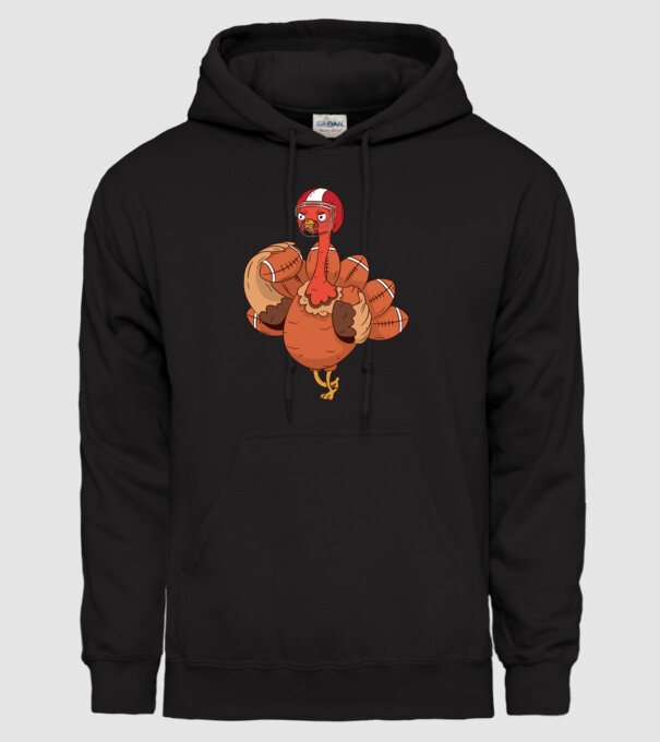 Player Turkey model negru pe tricou