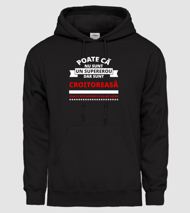 poate că nu sunt un supererou, dar sunt croitoreasă, ceea ce este aproape același lucru model negru pe tricou