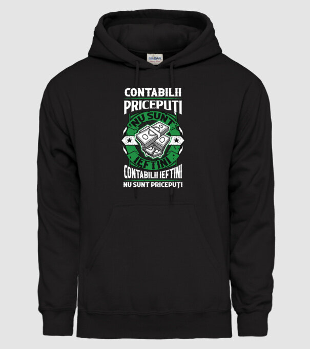 contabilii pricepuți nu sunt ieftini, contabilii ieftini nu sunt pricepuți model negru pe tricou