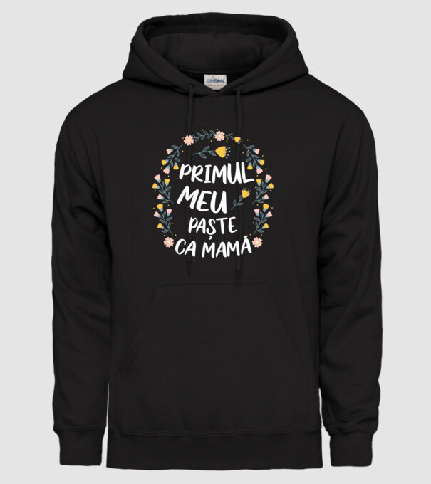 Primul meu Paște ca mamă model negru pe tricou