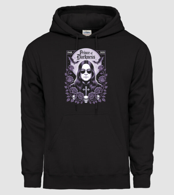 Prince of Darkness model negru pe tricou
