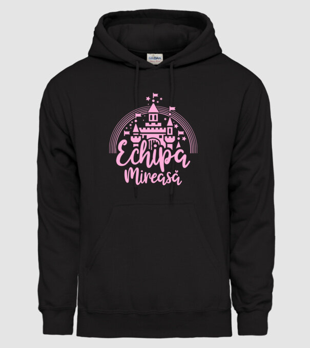 Prinţesă mireasă model negru pe tricou