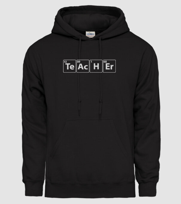 Profesor de chimie model negru pe tricou