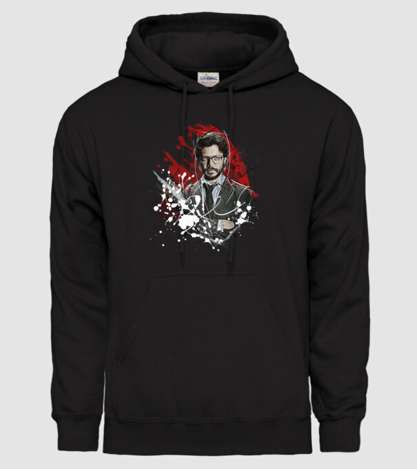 professor poster model negru pe tricou