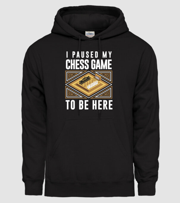 Pused my chess game model negru pe tricou