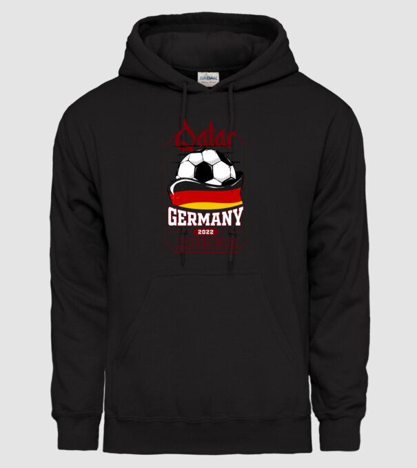 Qatar teams Germany model negru pe tricou