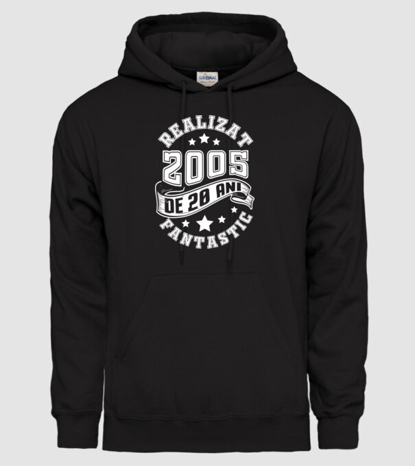 Realizat de fantastic - 2005 model negru pe tricou