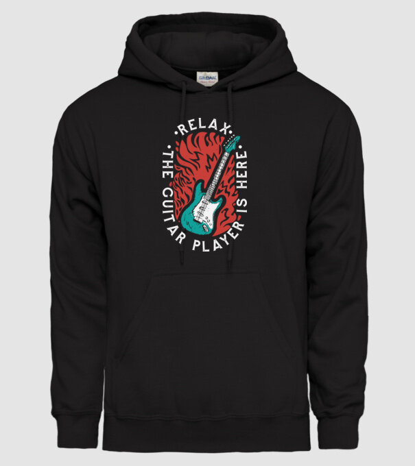 Relax model negru pe tricou