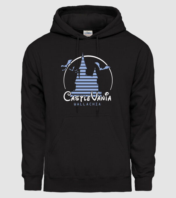 România CastleVania model negru pe tricou