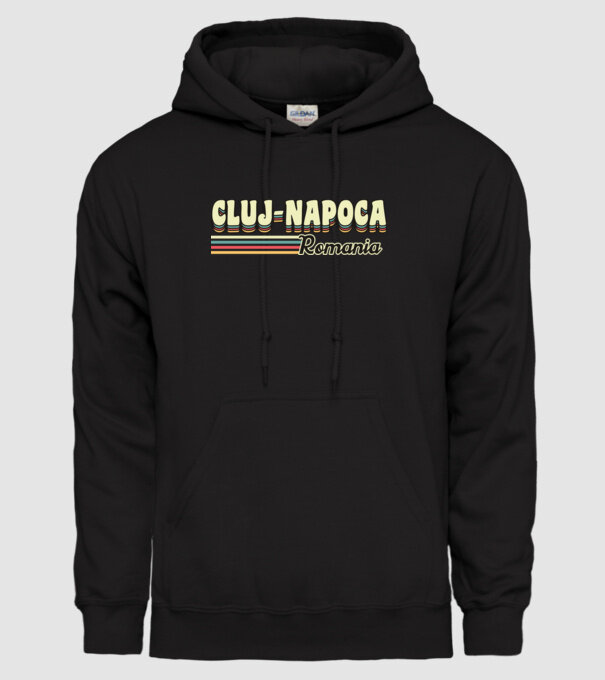 România Cluj-Napoca model negru pe tricou