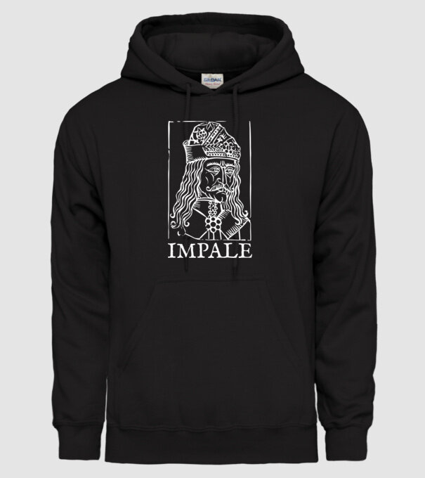 România Dracula 2 model negru pe tricou