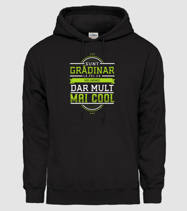 sunt grădinar, la fel ca toți ceilalți, dar mult mai cool model negru pe tricou