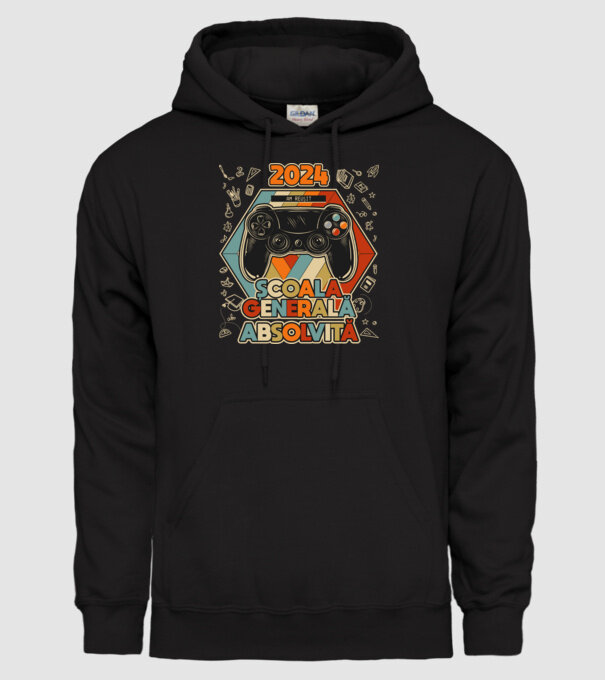 școala generală școala generală model negru pe tricou
