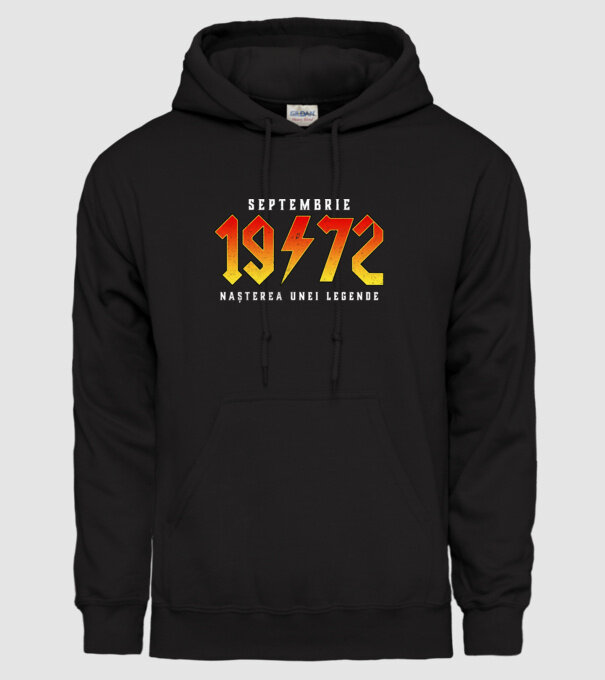 Septembrie - 1972 - nașterea unei legende model negru pe tricou