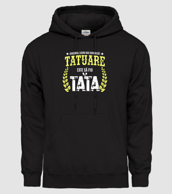 Singurul lucru mai bun decât munca de tatuare este să fii tată model negru pe tricou