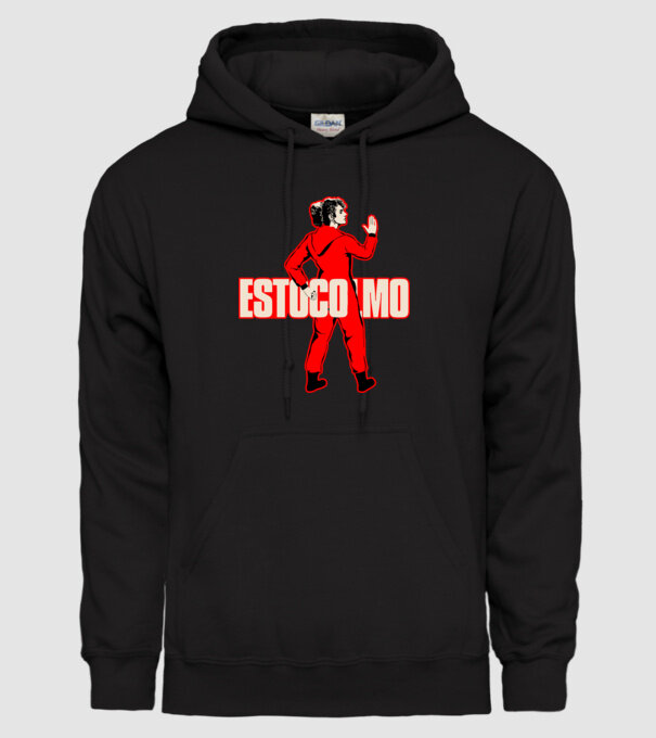 stockholm la casa de papel model negru pe tricou