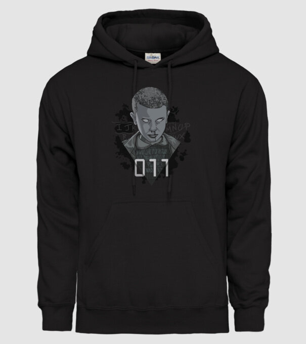 Stranger Things model negru pe tricou