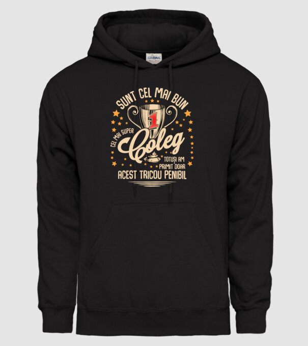 sunt cel mai bun coleg model negru pe tricou
