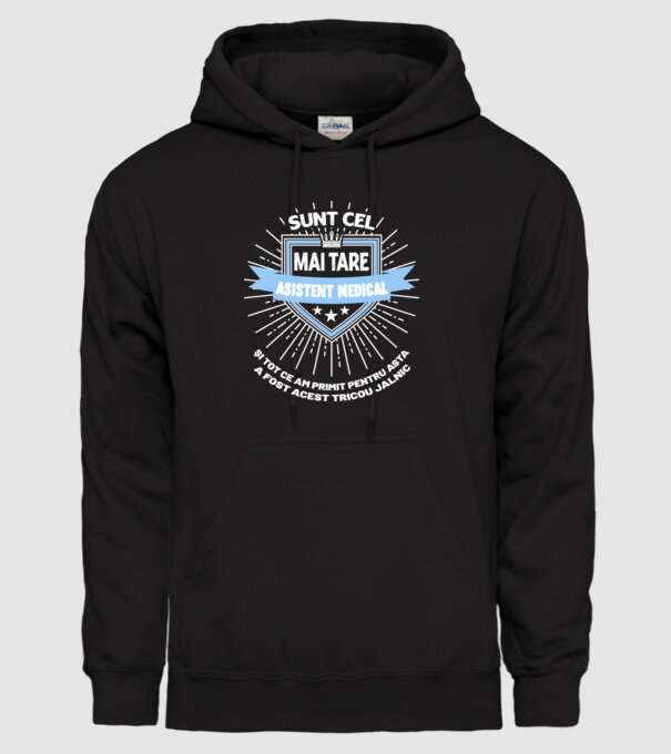 Sunt cel mai tare asistent medical și tot ce am primit pentru asta a fost acest tricou jalnic model negru pe tricou