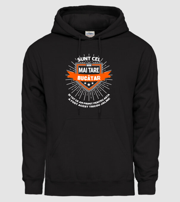Sunt cel mai tare bucătar și tot ce am primit pentru asta a fost acest tricou jalnic model negru pe tricou