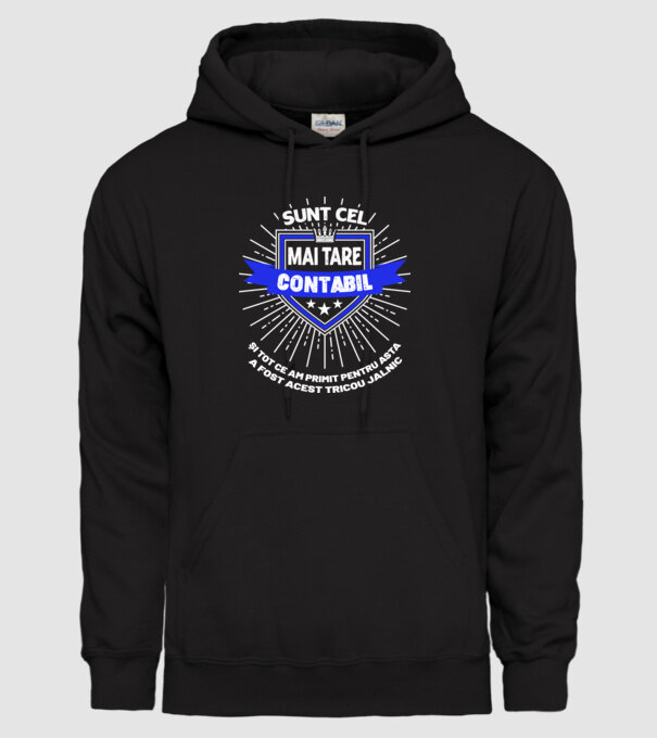 Sunt cel mai tare contabil și tot ce am primit pentru asta a fost acest tricou jalnic model negru pe tricou