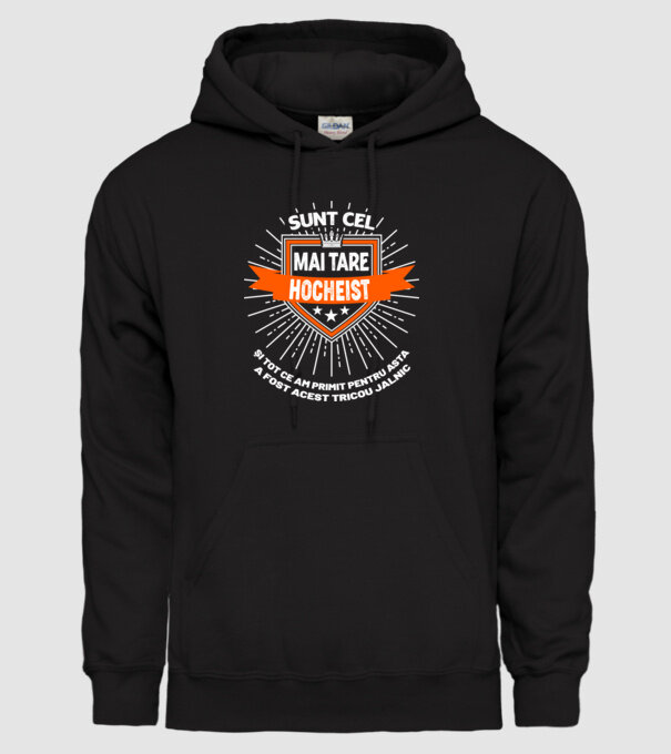 Sunt cel mai tare_HOCHEIST model negru pe tricou