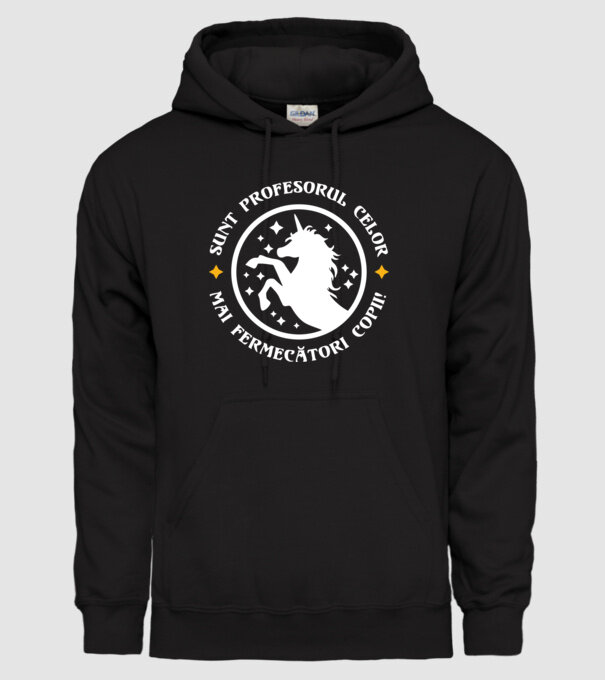 Sunt profesorul celor mai fermecători copii model negru pe tricou