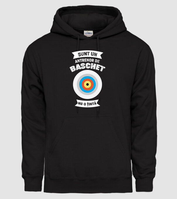 sunt un antrenor de baschet, nu o țintă model negru pe tricou