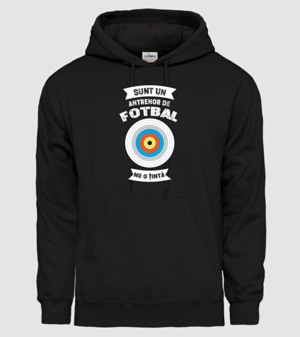 sunt un antrenor de fotbal, nu o țintă model negru pe tricou