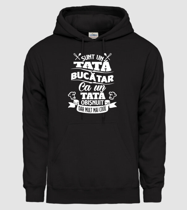 Sunt un tată bucătar model negru pe tricou
