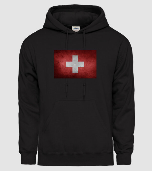 SWITZERLAND model negru pe tricou