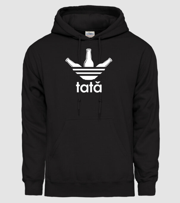 Tatadidas model negru pe tricou