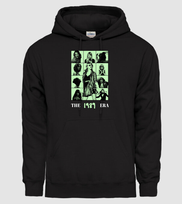 Taylor Swift ERAS green model negru pe tricou