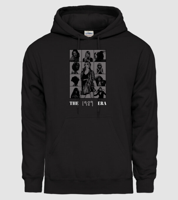 Taylor Swift ERAS grey model negru pe tricou