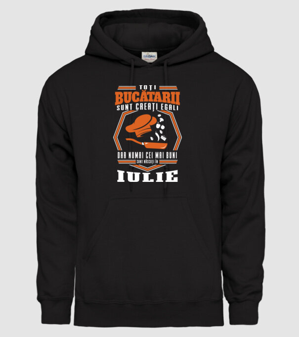 Toți bucătarii sunt creați egali iulie model negru pe tricou