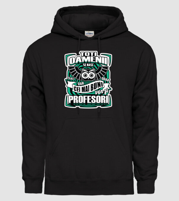 Toți oamenii profesori model negru pe tricou