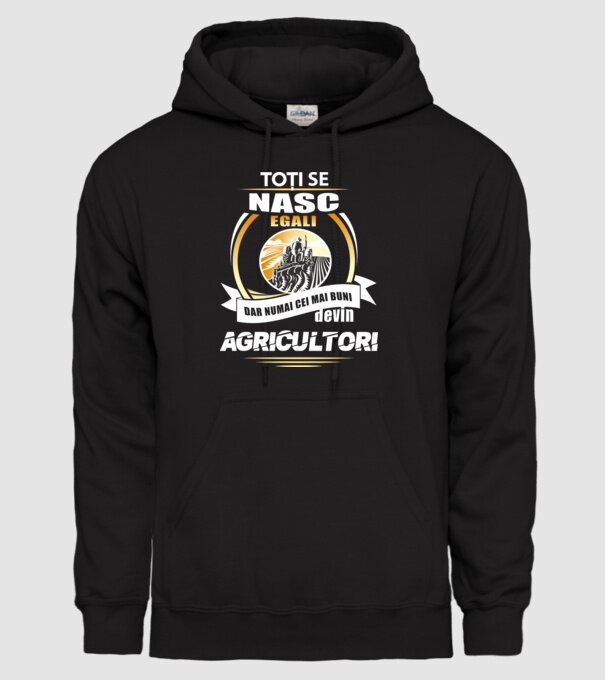 Toți se nasc egali, dar numai cei mai buni devin agricultori model negru pe tricou