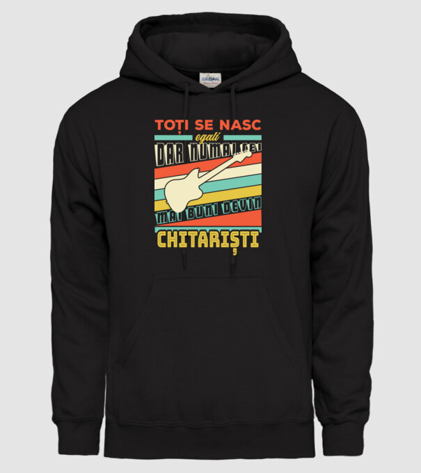 toți se nasc egali, dar numai cei mai buni devin chitariști model negru pe tricou