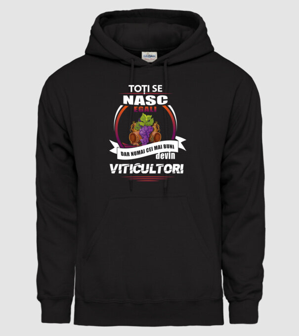 Toți se nasc egali, dar numai cei mai buni devin viticultori model negru pe tricou