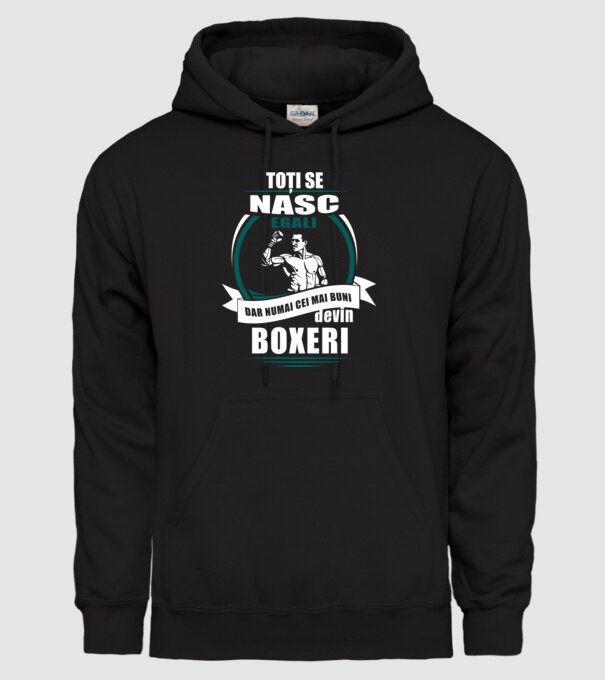 toți se nasc egali, dar numai cei mai buni devin boxeri model negru pe tricou